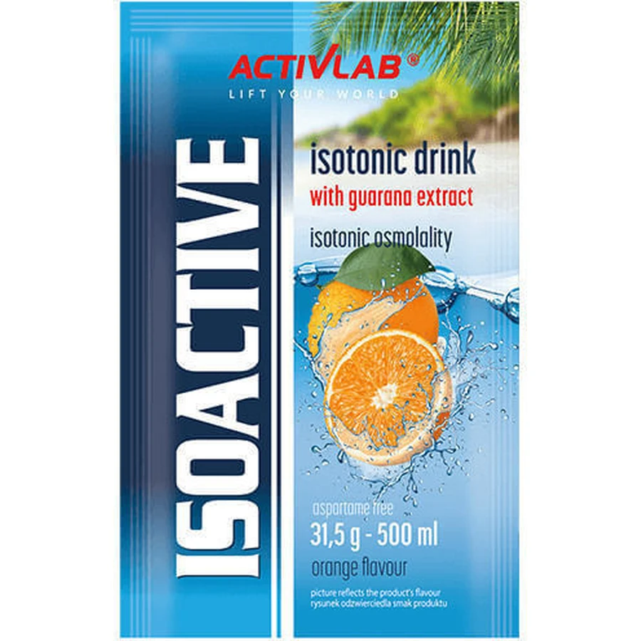 ActivLab IsoActive Изотонический напиток с экстрактом гуараны Апельсин 31,5гр: цены и характеристики