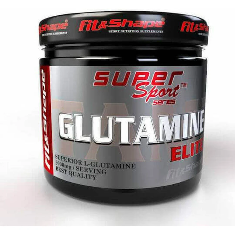 Fit & Shape Super Sport Series Glutamine Elite 500гр без смаку: ціни та характеристики