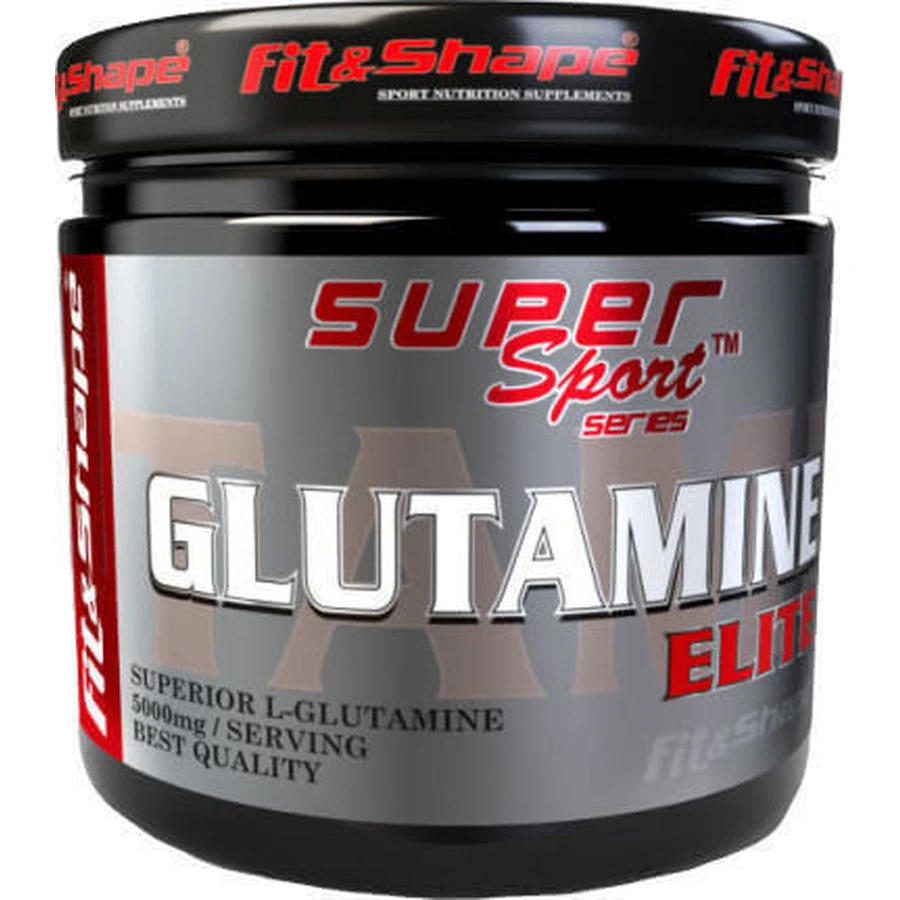 Fit & Shape Super Sport Series Glutamine Elite 500гр без смаку: ціни та характеристики