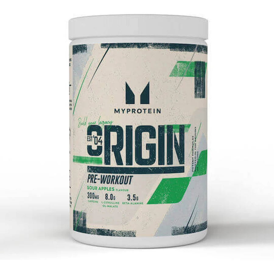 Myprotein Alpha Alpha Pre-Workout 300мг 600гр Кисле яблуко: ціни та характеристики