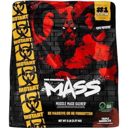 Гейнер для набора мышечной массы Mutant Mass со вкусом тройного шоколада 2,27 кг: цены и характеристики