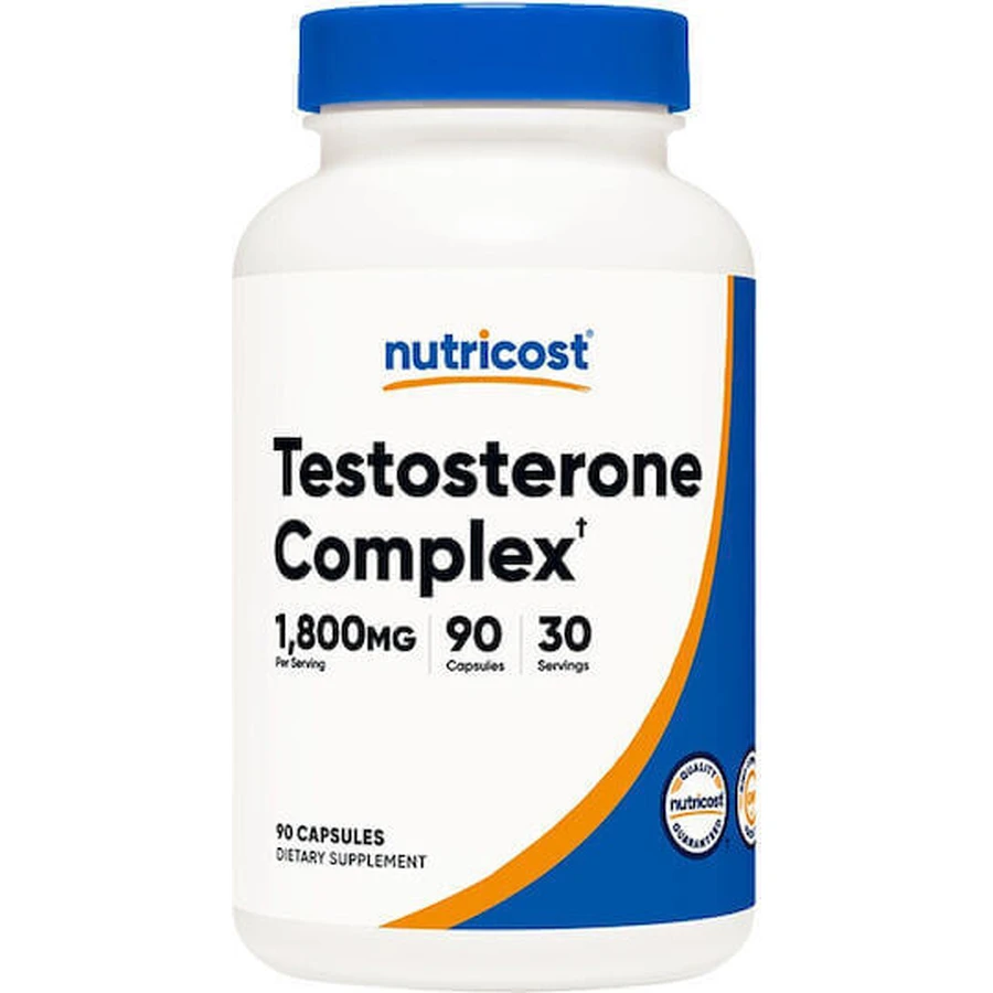 Nutricost Testosterone Complex 1800mg Libido & Testosterone Boosting Supplement 90 caps: цены и характеристики