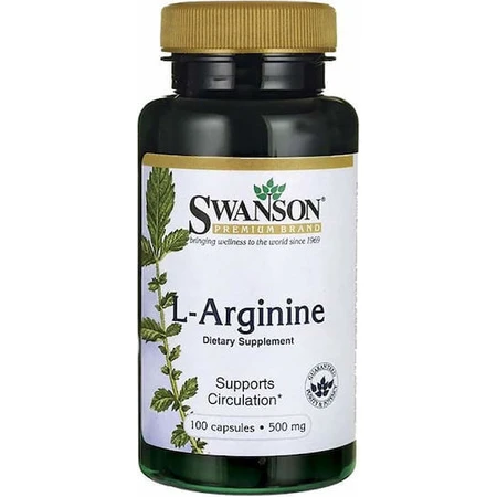Swanson L-Αrginine 500mg 100 Capsules Unflavoured: цены и характеристики