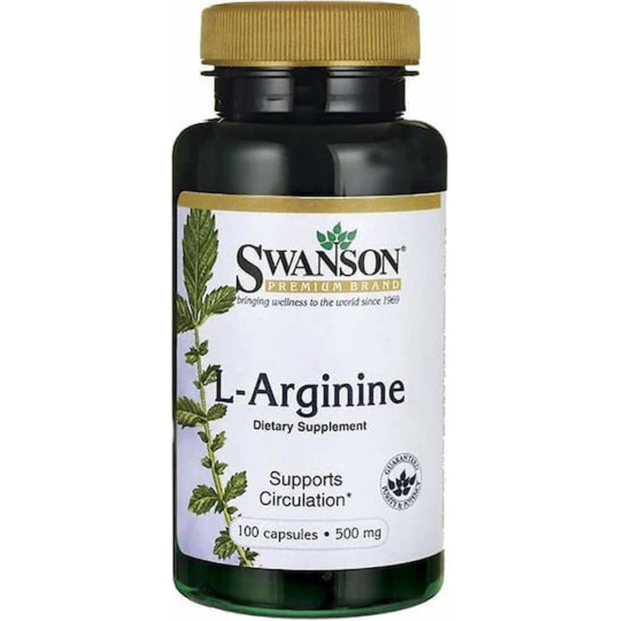Swanson L-Αrginine 500mg 100 Capsules Unflavoured: цены и характеристики