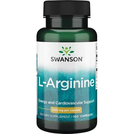 Swanson L-Αrginine 500mg 100 Capsules Unflavoured: цены и характеристики