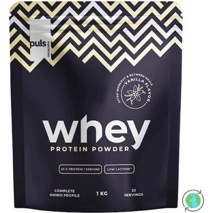 Puls Nutrition Whey Сывороточный протеин без лактозы со вкусом ванили 1 кг