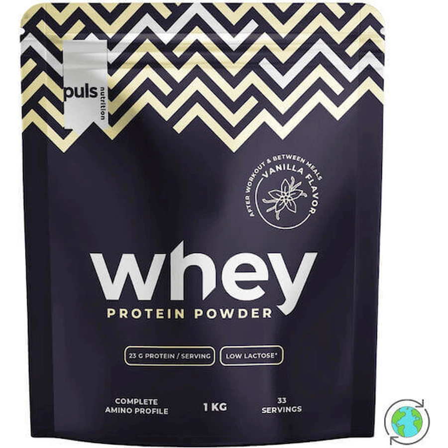 Puls Nutrition Whey Сывороточный протеин без лактозы со вкусом ванили 1 кг: цены и характеристики