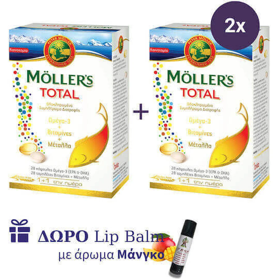 Moller's Total Fish Oil 28 филе Манго: цены и характеристики