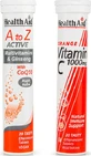 Health Aid A to Z Αctive With Q10 + Vitamin C Multivitamin for Energy &amp; Immune System Strengthening 1000mg Orange 40 tabs eff
