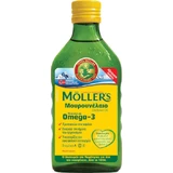 Moller's Cod's Liver Oil Печінка тріски та риб'ячий жир для дітей 1200мг 250мл Натуральний - Натуральний