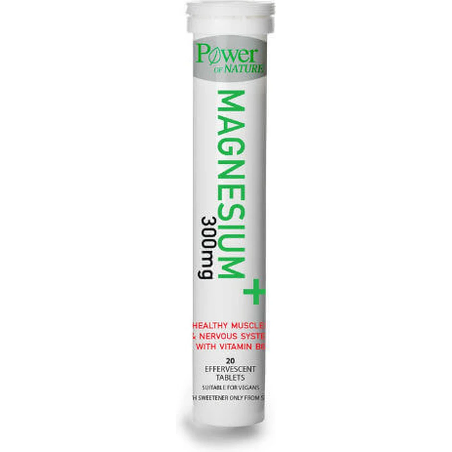 Power Health Magnesium+ 300 мг 20 шипучих таблеток со вкусом лимона: цены и характеристики