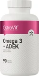 OstroVit 3 Plus Adek Вітамін для волосся, шкіри та антиоксидантної дії 90 м'яких гелів