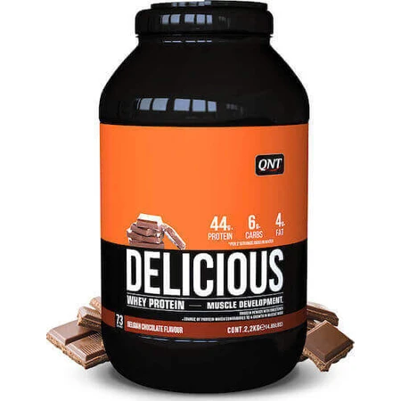 QNT Delicious Whey Whey Protein Сывороточный протеин без глютена со вкусом бельгийского шоколада 2,2 кг: цены и характеристики