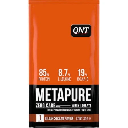 QNT Metapure Zero Carb Whey Protein Сывороточный изолят сывороточного протеина со вкусом бельгийского шоколада 30гр: цены и характеристики