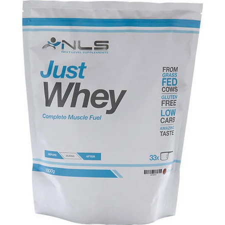NLS Just Whey Сывороточный протеин Сывороточный протеин без глютена со вкусом шоколада и фундука 1 кг: цены и характеристики