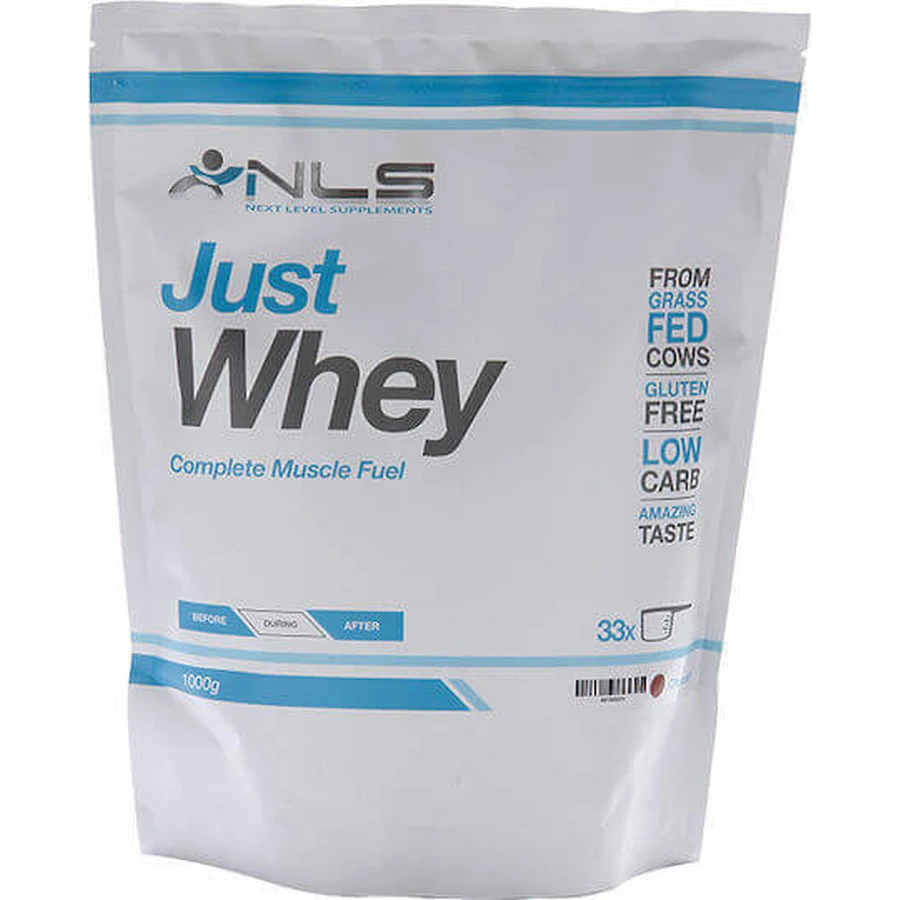 NLS Just Whey Сывороточный протеин Сывороточный протеин без глютена со вкусом шоколада и фундука 1 кг: цены и характеристики