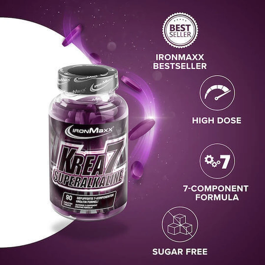 IronMaxx Krea7 Krea7 Суперлужний 90 файлів: ціни та характеристики