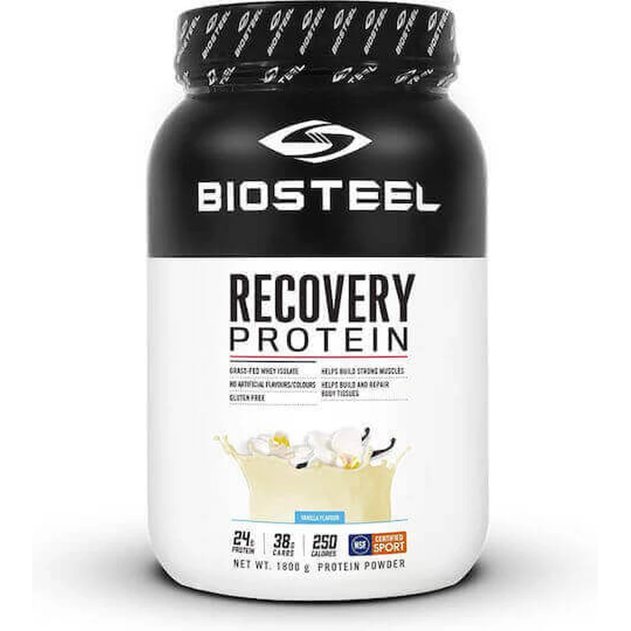 Biosteel Recovery Protein Plus с ванильным вкусом 1,8 кг: цены и характеристики