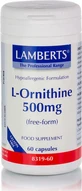Lamberts L-орнітин 500 мг 60 капсул без смаку