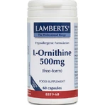 Lamberts L-орнітин 500 мг 60 капсул без смаку: ціни та характеристики