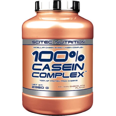 Scitec Nutrition 100% казеїновий комплекс без глютену зі смаком бельгійського шоколаду 2,35 кг: ціни та характеристики