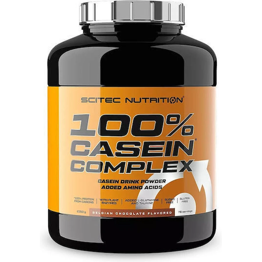 Scitec Nutrition 100% казеїновий комплекс без глютену зі смаком бельгійського шоколаду 2,35 кг: ціни та характеристики