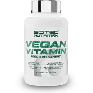 Scitec Nutrition Веганские витамины Мультивитамины для укрепления иммунитета 60 таблеток