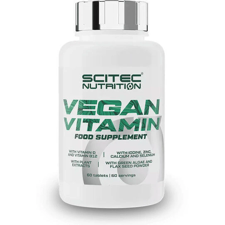 Scitec Nutrition Веганские витамины Мультивитамины для укрепления иммунитета 60 таблеток: цены и характеристики