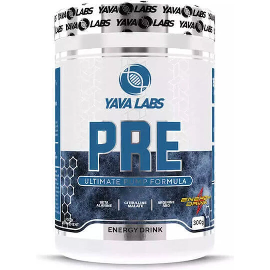 Yava Labs PRE Pre Workout Supplement 300gr Энергетический напиток: цены и характеристики