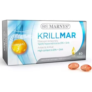 Marnys Krillmar Олія антарктичного криля 60 м'яких гелів без смаку