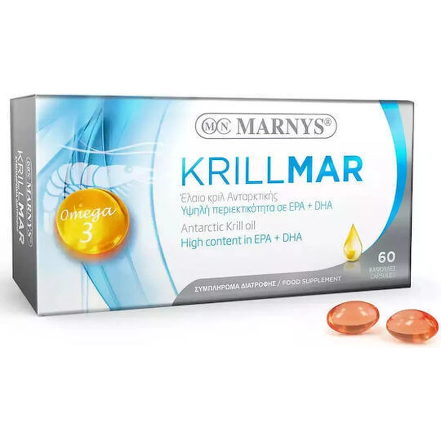 Marnys Krillmar Олія антарктичного криля 60 м'яких гелів без смаку: ціни та характеристики
