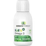 Дитячий риб'ячий жир Green Forest Омега 3 підходить для дітей 150мл лимон