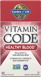 Garden Of Life Vitamin Code Healthy Blood Витамин здоровой крови для энергии и укрепления иммунитета 23 мг 60 растительных капсул