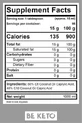 BeKeto MCT Oil C8 + C10 добавка для памяти 1000 мл кокос