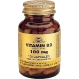 Solgar Vitamin B2 Вітамін для здоров'я нервової системи 100 мг 100 рослинних капсул