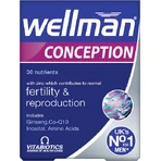 Вітабіотики Wellman Conception Зачаття Фертильність та репродукція Добавка для підвищення тестостерону 30 табл.: ціни та характеристики