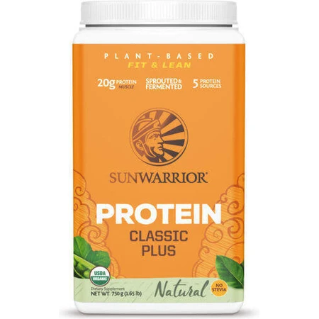 Sunwarrior Classic Plus Органический рисовый протеин без глютена и лактозы с натуральным вкусом 750 гр.: цены и характеристики