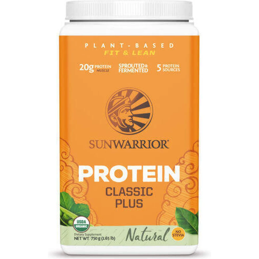 Sunwarrior Classic Plus Органический рисовый протеин без глютена и лактозы с натуральным вкусом 750 гр.: цены и характеристики