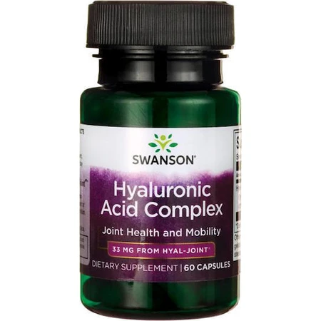 Swanson Hyaluronic Acid Complex 33mg Joint & Bone Health Supplement 60 caps: цены и характеристики