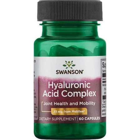 Swanson Hyaluronic Acid Complex 33mg Joint & Bone Health Supplement 60 caps: цены и характеристики