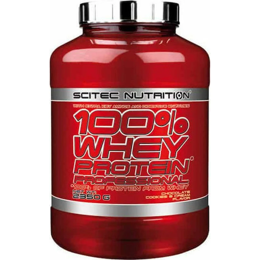 Scitec Nutrition 100% Whey Protein Професійний безглютеновий сироватковий протеїн зі смаком шоколаду, печива та вершків 2,35 кг: ціни та характеристики