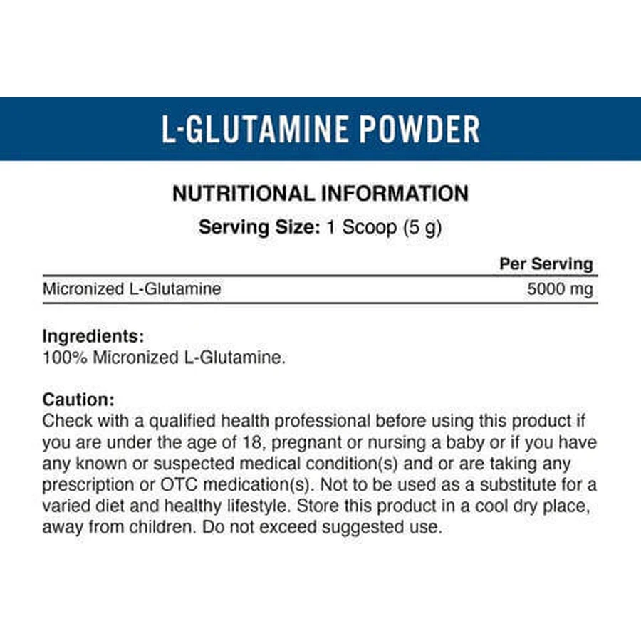 Applied Nutrition L-Glutamine 250гр: ціни та характеристики