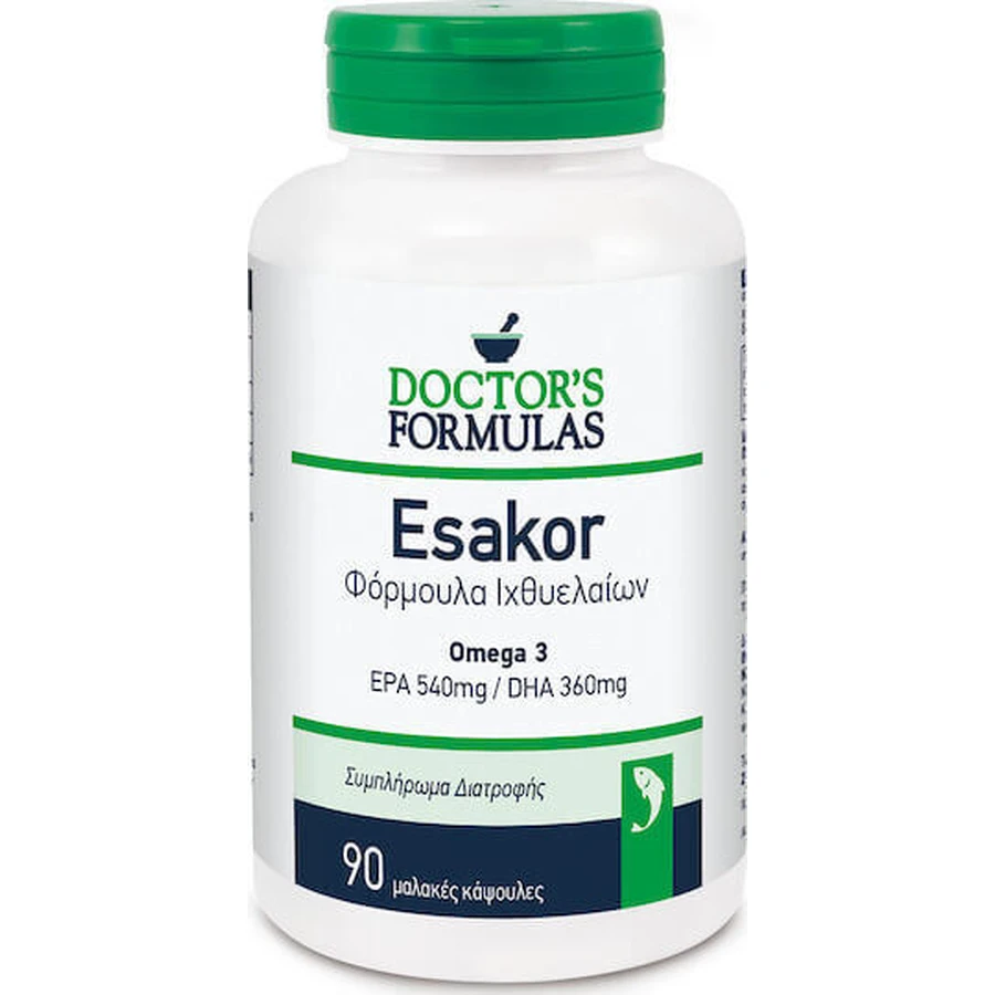 Doctor's Formulas Esakor Fish Oil 90 софтгелей неароматизированный: цены и характеристики