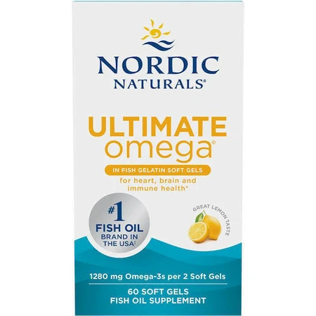 Nordic Naturals Ultimate Omega 1280 мг 60 м'яких гелів Лимон: ціни та характеристики