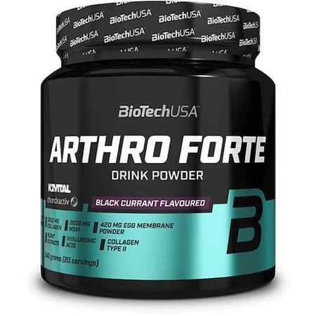Biotech USA Arthro Forte Drink Powder Joint & Bone Health Supplement 340gr Blackcurrant: цены и характеристики