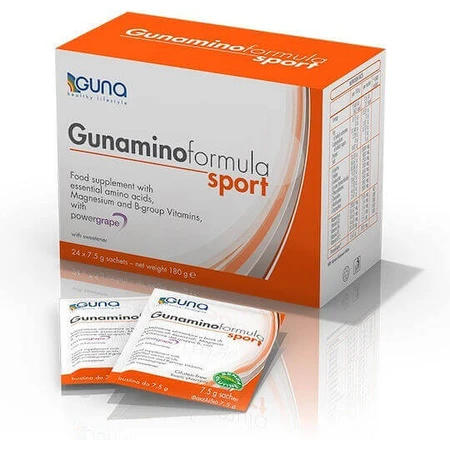 Guna Gunamino Formula Sport 24 пакетика 24 пакетика неароматизированный: цены и характеристики