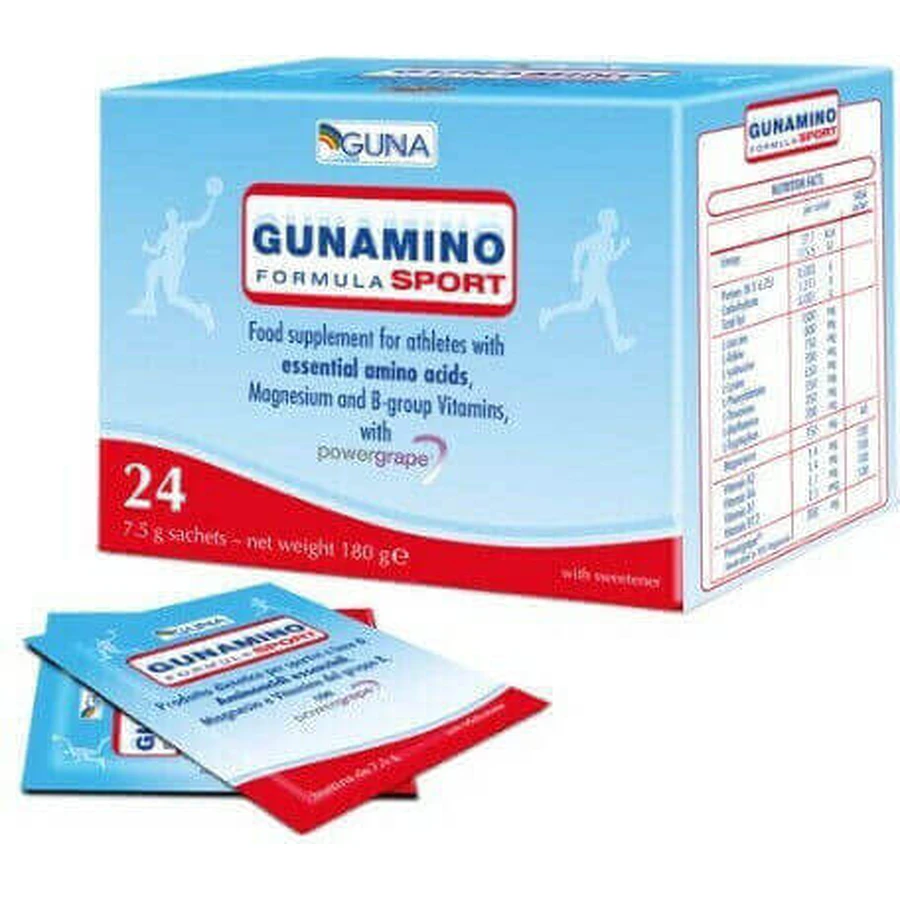 Guna Gunamino Formula Sport 24 пакетика 24 пакетика неароматизированный: цены и характеристики