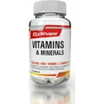 Fit & Shape Vitamins & Minerals Мультивітаміни для здоров'я нервової системи 60 капс.: ціни та характеристики
