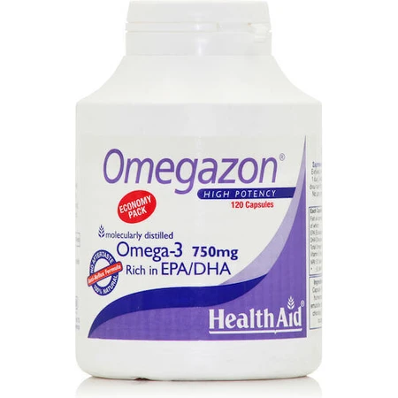 Health Aid Omegazon Fish Oil 750mg 120 caps Unflavoured: цены и характеристики