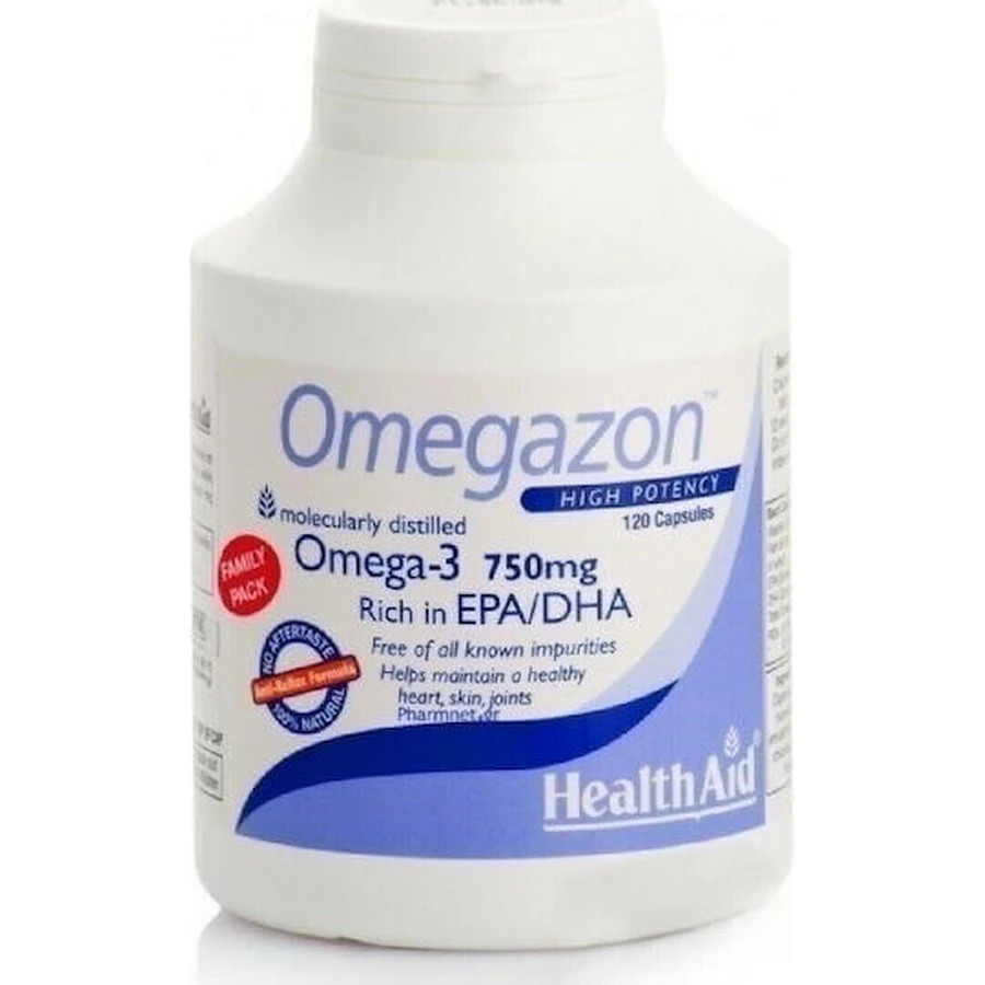 Health Aid Omegazon Fish Oil 750mg 120 caps Unflavoured: цены и характеристики